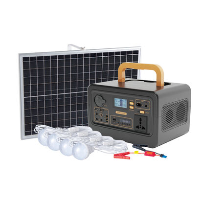 portable power station with solar panel